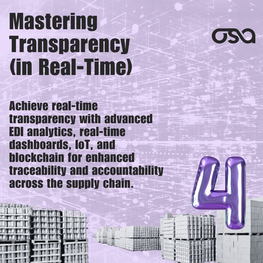 Mastering Real-Time Transparency in the supply chain with EDI