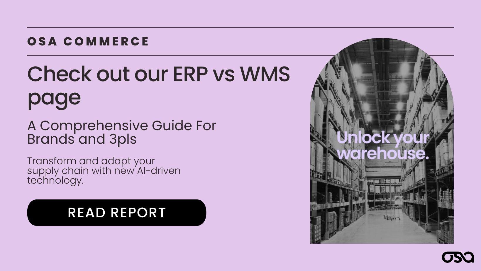 Compare ERP vs WMS for your supply chain